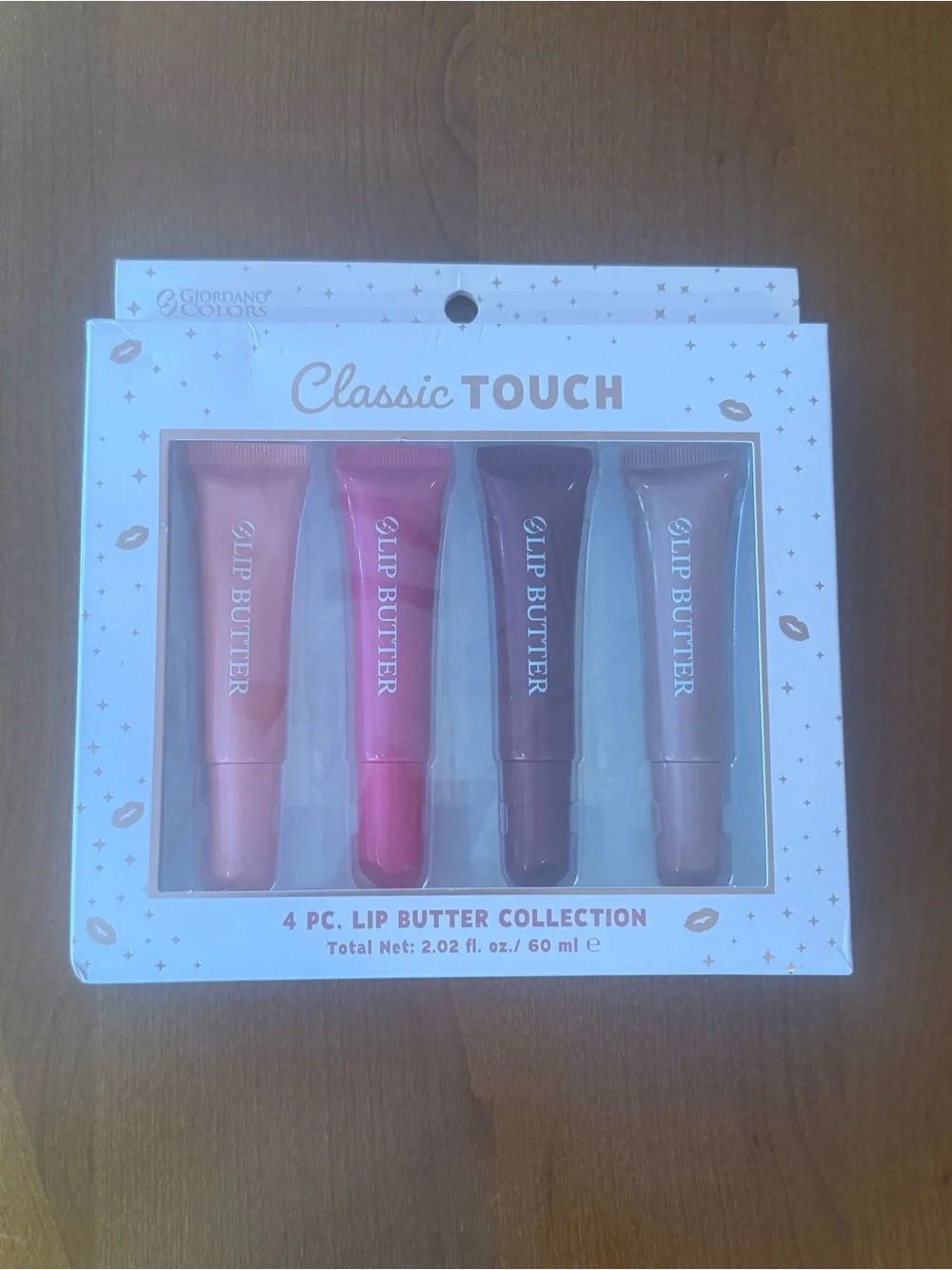 Classic Touch 4-Piece Lip Butter Collection - Pink & Neutral Shades